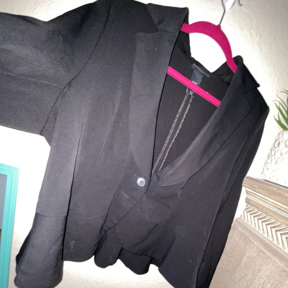 Peplum blazer black - Picture 3 of 3